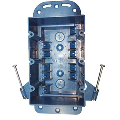 5PK 3-Gang Outlet/Switch Box New Work ETL Certified 44 Cu In 5 7/8″x3 – 3/4″x3″