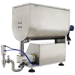 10-50000ml Rotary Pump Filling Machine Liquid Paste Filler 80L Mixing Hopper110V