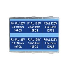 10pcs 3.6x10mm C9 C7 Christmas Light fuses 5Amp 125Volt 5A 125V 3A 1A 2A 0.5A