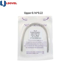 10pcs/pk Dental Ortho Elastic Niti Arch Wire Rectangular Natural Bracket Braces