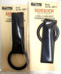 12) PACK!!! Uncle Mike’s C-Cell Flash Light Black Holder/Baton Holder 8861-1 New