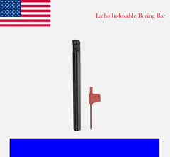 3/4″SHANK 10″ LONG Lathe Indexable Boring Bar S12-SCLCR09 +10* CCMT09 Turning