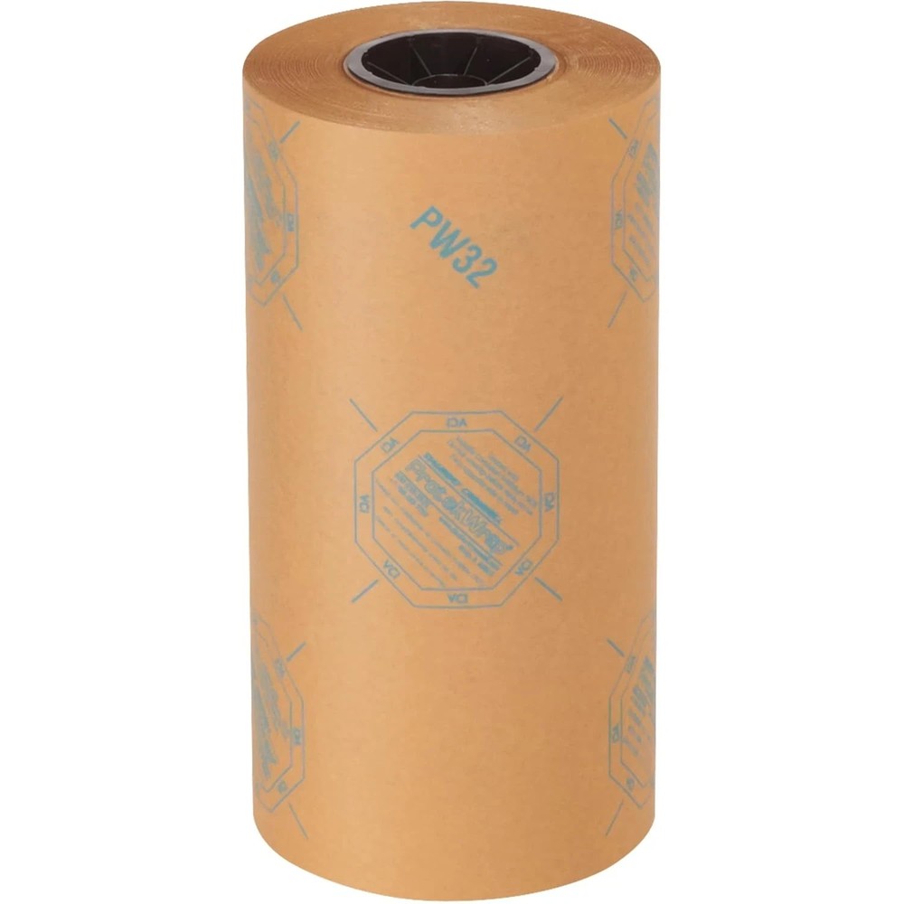 1 roll Aviditi VCI Paper, Industrial Roll , 35#, 12″ X 200 Yds. Kraft