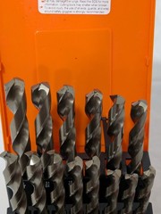 Hertel Jobber Length Drill Bit Set 29 Pc, #60 to #1, 1/16 to 1/2″, 135º 74129453