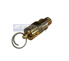 160 PSI BRASS SAFETY PRESSURE RELIEF POP OFF VALVE, AIR TANK, COMPRESSOR, 1/8″