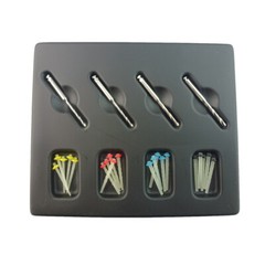 Dental Fiber Post Resin Glass Screw 4 Thread Crown Posts Endodontic Drills 20Pcs