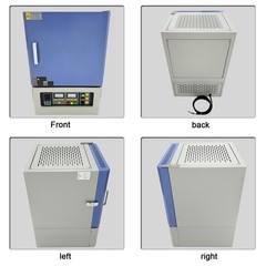Muffle Furnace 110V, 2.5KW, 1200°C, 150mm Chamber, 51 Segments Programmable