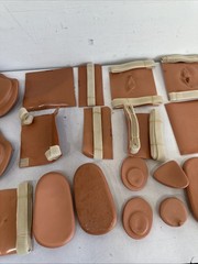 Traumatic Wound Simulation Lot Of 27 For Education Medical Plastics Laboratory