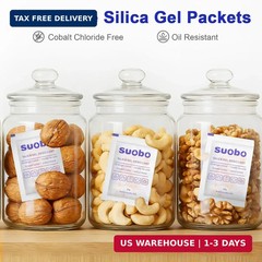 Silica Gel Packets, 20 Gram 85 Packs Moisture Absorbers for Food Grade, Desiccan