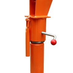 1100LBS Truck-Mounted Crane Hoist with 12V Electric Winch Pickup Truck Jib Crane