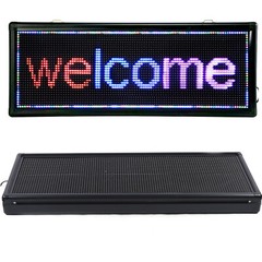 LED Sign 40″ X 15″ Scrolling Message Display Board 3 Color Programmable Sale!
