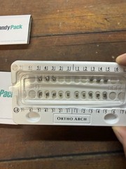 Ortho Arch LN2-902 Horizon Mini Roth .022 Brackets Partial Lot 3 Trays