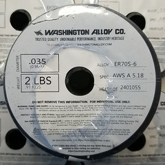 5 Pack Washington Alloy ER70S-6 Steel MIG Welding Wire 2# Spool 10 Pounds Total