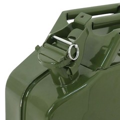 2pc 5 Gallon Jerry Can Steel Green Military NATO Style 20L Storage Tank