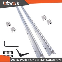 Labwork 2PCS SBR16-1500mm Rails w/4 Bearings for DIY CNC Milling Machine