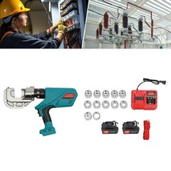 Electric Hydraulic Plier Rechargeable Battery Powered Crimping Tool 18V 10-400m㎡