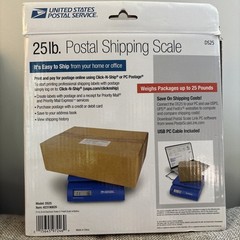 UNITED STATES POSTAL SERVICE 25 lb. Digital POSTAL SHIPPING SCALE DS25
