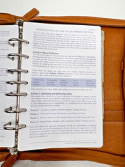 Franklin Covey Planner Tan Leather Zip Planner Heritage Travelware 756643 Zipper