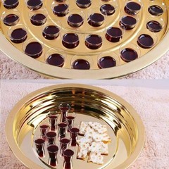 0.5 oz Disposable Clear Plastic Communion Cups Fit Holy Communion Tray