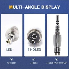 Dental LED Quick Coupler 4/6 Hole fit Kavo Multiflex LUX Fiber Optic Handpiece