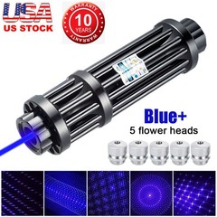450nm Blue Laser Pointer Pen Visible Beam Light Zoom Focus Lazer New