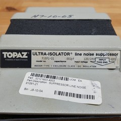 Topaz 91091-21 Ultra-Isolator Line Noise Suppresor, .001pf Capacitance, 120/240V