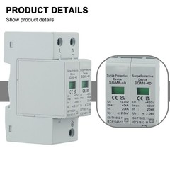Long Service Life Surge Arrester with Stable Performance 2P 20KA40KA 420VAC