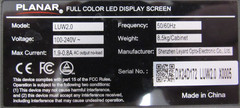 NEW PLANAR 998-3858-03 FULL COLOR LED DISPLAY LUW2.0 002LUW21400R00 998385803