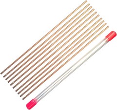 10 Sticks Brazing Rods, Phosphor Copper Solder Welding Rods No Need for Flux Low