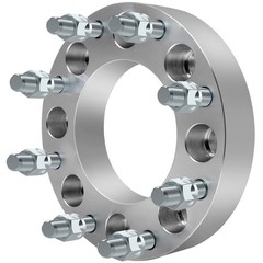 1.5 Inch Wheel Adapters Spacers 8 Lug 14×1.5 Studs 126.15 Bore 2PCS 8×6.5