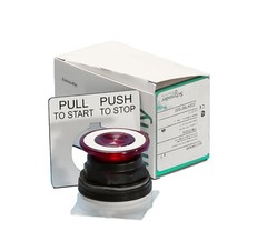 9001SKR9R Red Mushroom Push-Pull Operator, Maintain