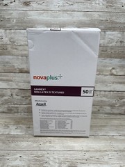 1 Box Gammex NovaPlus Non-Latex PI Textured Surgical Gloves Size: 8.5 Exp: 1/25