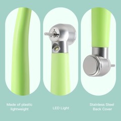 2 Color Dental LED Integrate E-generator High Speed Handpiece 3 Way Spray 4Holes