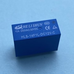 1PC HELISHUN HLS-14F1L-DC12V-C 10A 240VAC Power Relay 5Pins