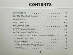 Ford 20″ 3.5 HP 09JC2155 4 HP 09JC2180 Lawn Mower Owner Operator Manual SE 3567