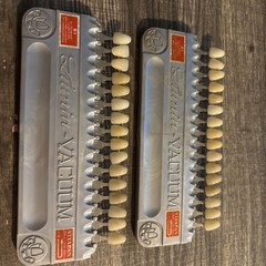 2 VITALUMIN SHADE GUIDE DENTAL DENTURE & CROWNS POPULAR COMPLETE VITA, GERMANY
