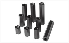 Black Plastic Nylon M2 M3 M4 Hex Column Standoff Spacer Screw 25/100pc