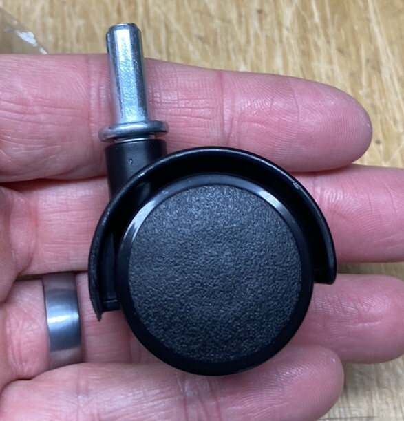 New – 4 Piece Swivel Casters 1.25 Inch Nylon 360 Degree Caster Wheels