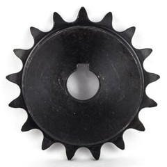 Jeremywell #41 Roller Chain Sprocket B Type 5/8″ Bore Hardened 17 Tooth