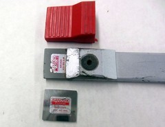 Sandvik Coromant 620-25 Hand Scraper w/Clamp and EXTRA 620-2525 Carbide Insert
