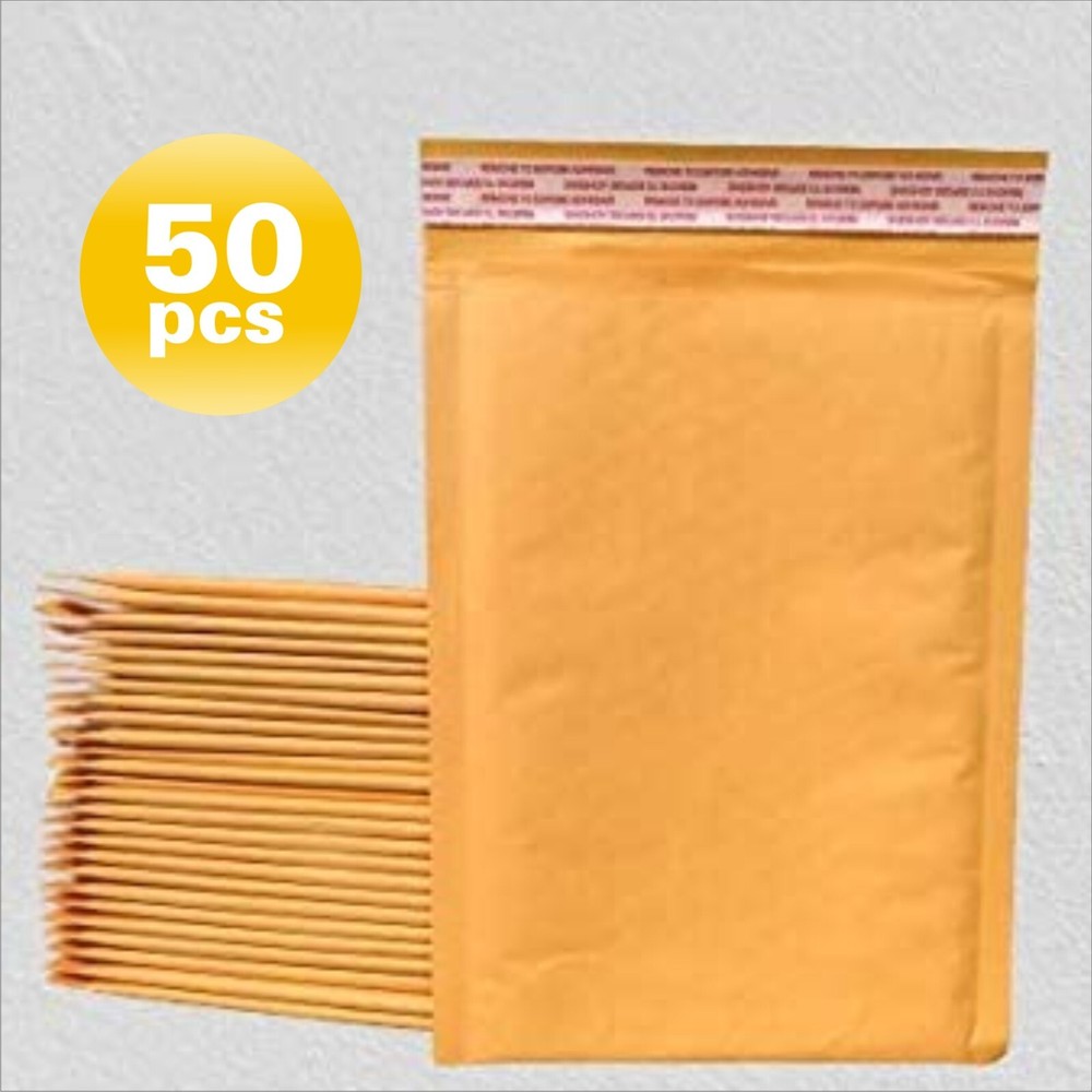 SuperPackage® 50 #7 14.25 X 19 Kraft Bubble Mailers Padded Envelopes