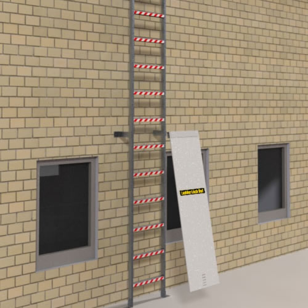Vari-Safe LADDER LOCKOUT Anti Climb Ladder Security Door for Fixed Ladders