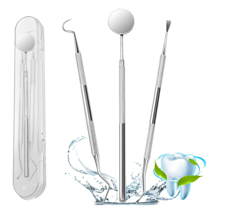 3pcs Dental Tools Professional Dental Picks For Teeth Cleaning
