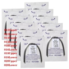 1-200 Packs dental orthodontic super elastic niti round arch wire Upper/Lower MX