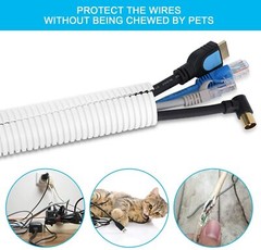 1/2″,3/4″ ,1″ Polyethylene Flexible Split Loom Tubing Harness Wrap Cable Lot