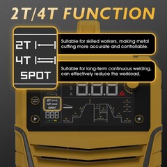3 in 1 CUT/TIG/MMA Welder 50A Air Plasma Cutter 200A TIG&Stick Welding Machine