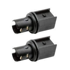 2Pcs Side Marker Light Park Lamp Bulb Socket Connector Plug Pigtail Harness Kit