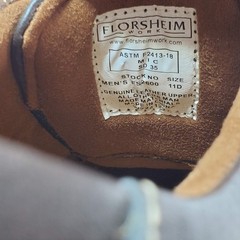 Florsheim Gridley Work FS2600 Safety Toe Oxford Mens 11D Brown Leather ASTM