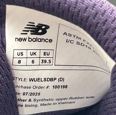 Women’s New Balance Elite Lite SD10 Shoes 8W Black Purple