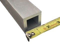 1-1/2″ X 1-1/2″ X 1/4″ Wall X 14” Long Aluminum Square Tube
